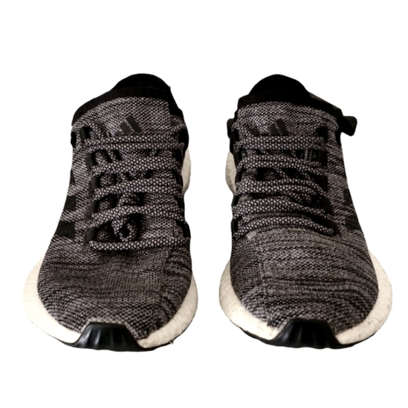 adidas BOOST Oreo Primeknit Sneakers Mens 9.5 All Terrain S80787 Gray Black - Picture 4 of 14